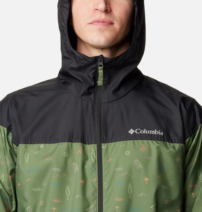 Green Men Columbia Flash Challenger™ Windbreaker - Novelty Jackets | 25080768