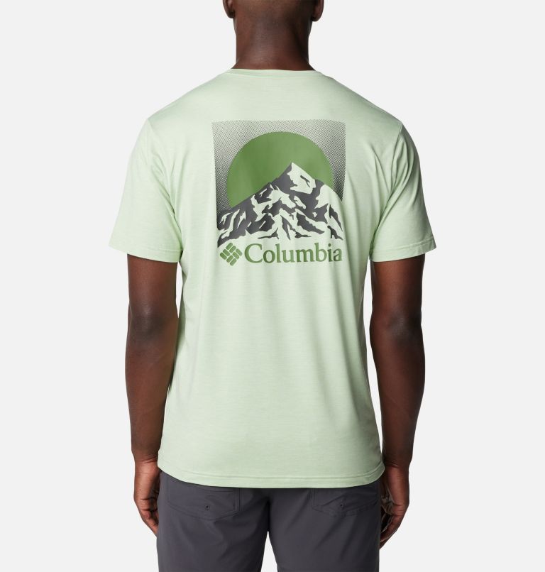 Green Men Columbia Kwick Hike™ Technical Graphic T Shirts | 87827266