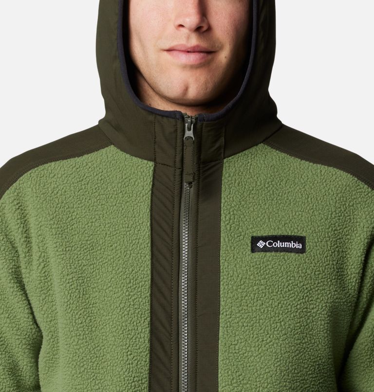 Green Men Columbia Landroamer™ Hooded Sherpa Fleece Jackets | 11390554