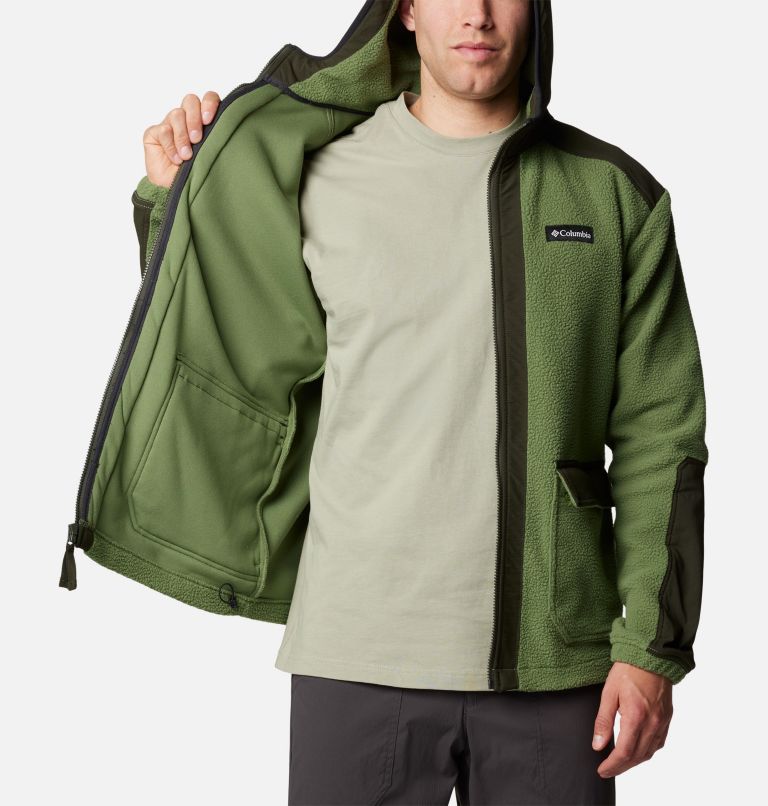 Green Men Columbia Landroamer™ Hooded Sherpa Fleece Jackets | 11390554