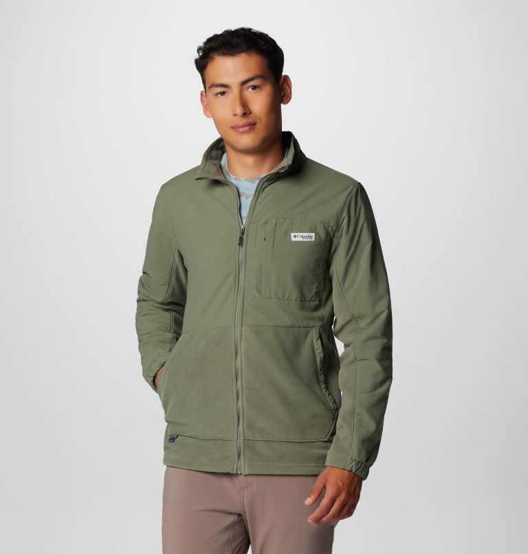 Green Men Columbia PFG Uncharted™ Fleece Jackets | 49840461