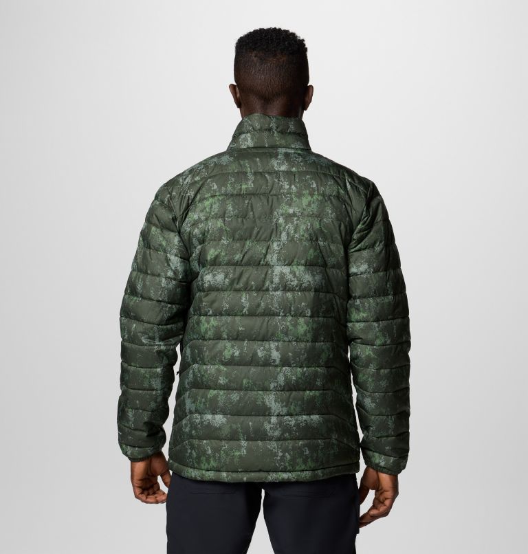 Green Men Columbia Powder Lite™ II Printed Insulated Puffer Jacket | 78729127