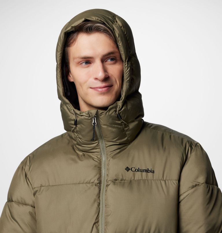 Green Men Columbia Puffect™ Long Puffer Jacket | 72534017