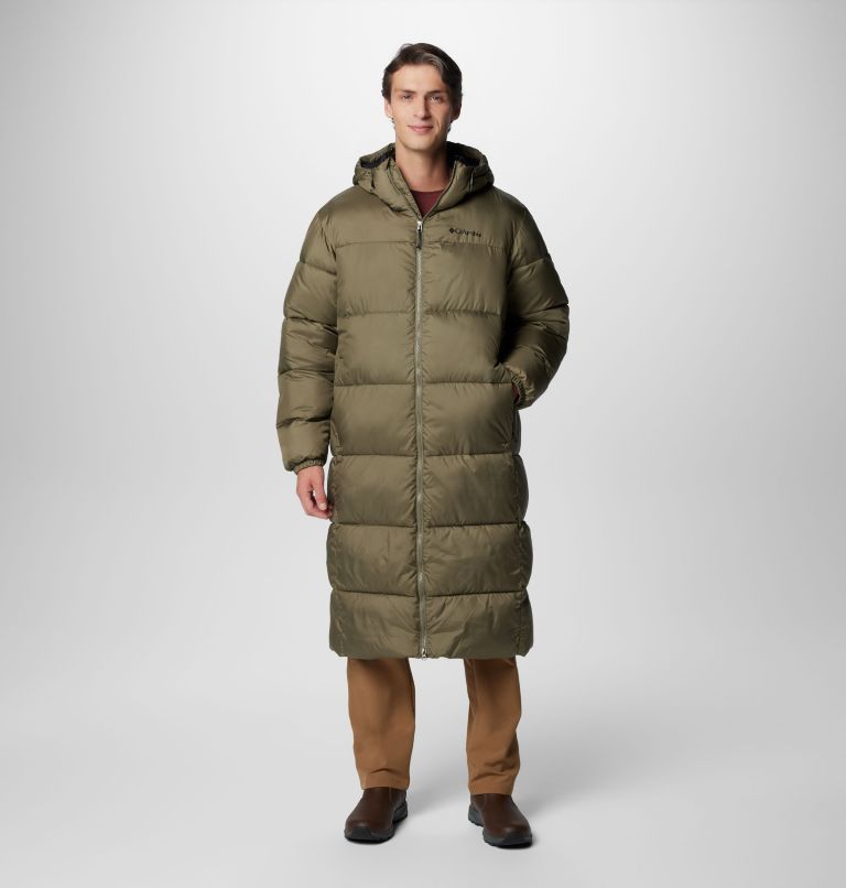 Green Men Columbia Puffect™ Long Puffer Jacket | 72534017