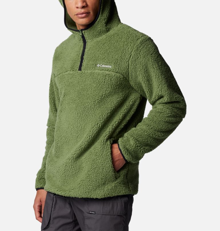 Green Men Columbia Rugged Ridge™ III Sherpa Pullover Hoodie | 18377400