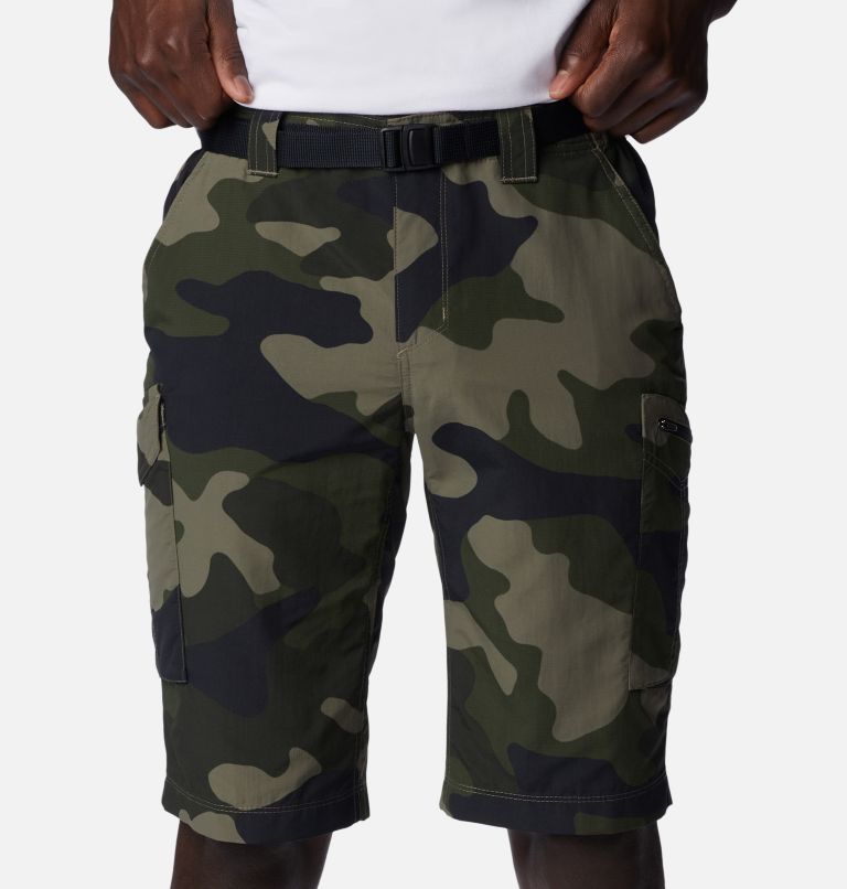 Green Men Columbia Silver Ridge™ Printed Cargo Shorts | 67129373