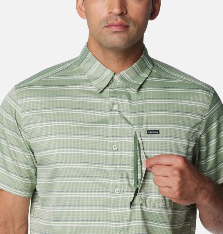 Green Men Columbia Silver Ridge™ Utility Short Sleeve Shirts | 65539651