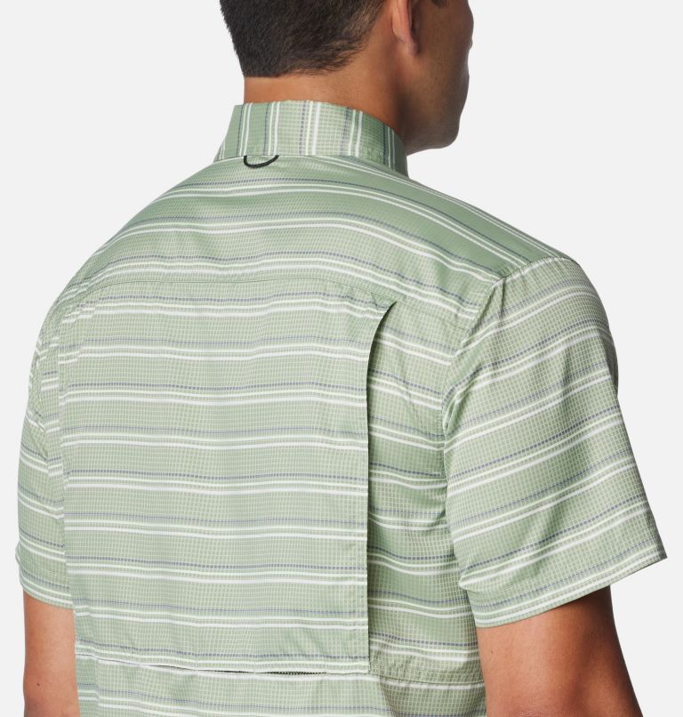 Green Men Columbia Silver Ridge™ Utility Short Sleeve Shirts | 65539651