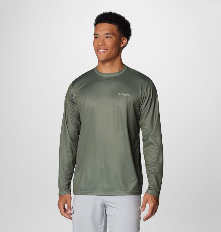 Green Men Columbia Terminal Tackle PFG™ Line Time Long Sleeve T Shirts | 71889627