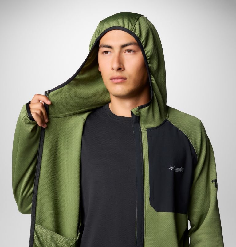 Green Men Columbia Triple Canyon™ II Hooded Fleece Jackets | 7639151