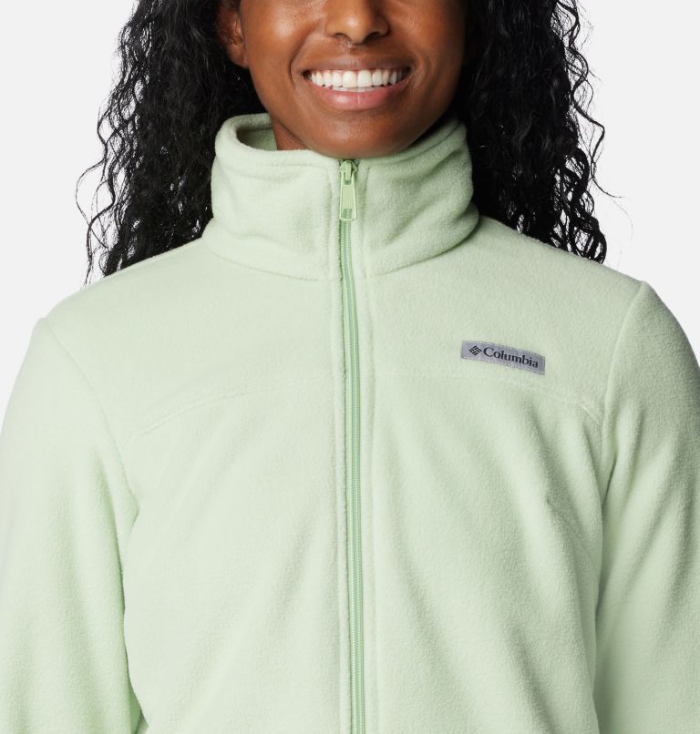 Green Women Columbia Castle Dale™ Full Zip Fleece Jackets | 38476931