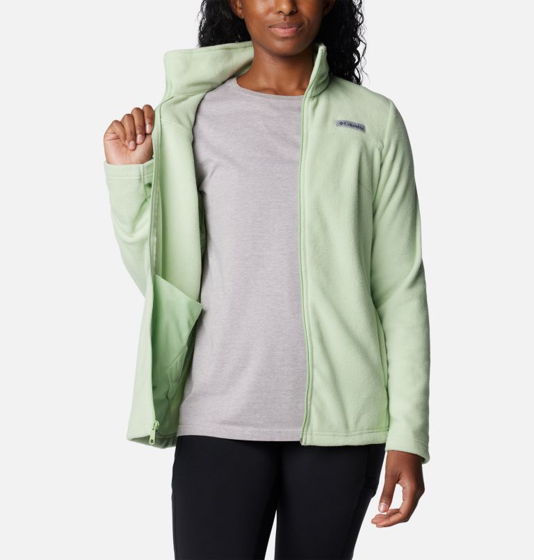 Green Women Columbia Castle Dale™ Full Zip Fleece Jackets | 38476931