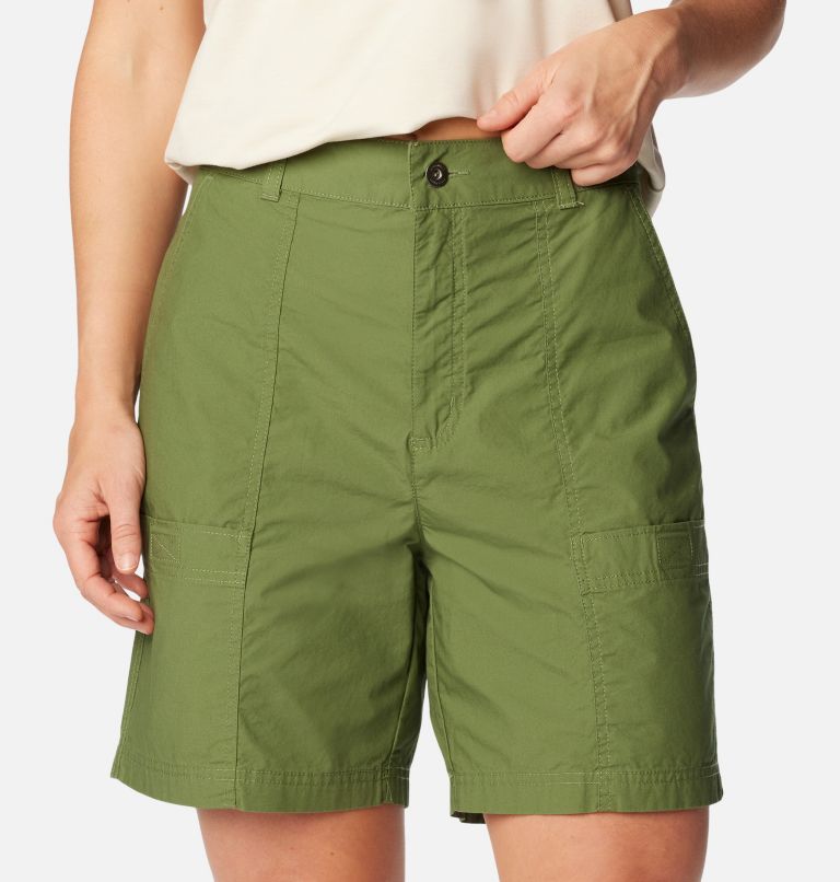 Green Women Columbia Holly Hideaway™ Washed Out Bermuda Shorts | 40979221