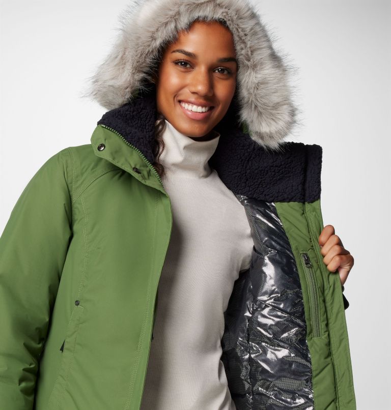 Green Women Columbia Icelandite™ TurboDown™ II Waterproof Insulated Parka | 46212692