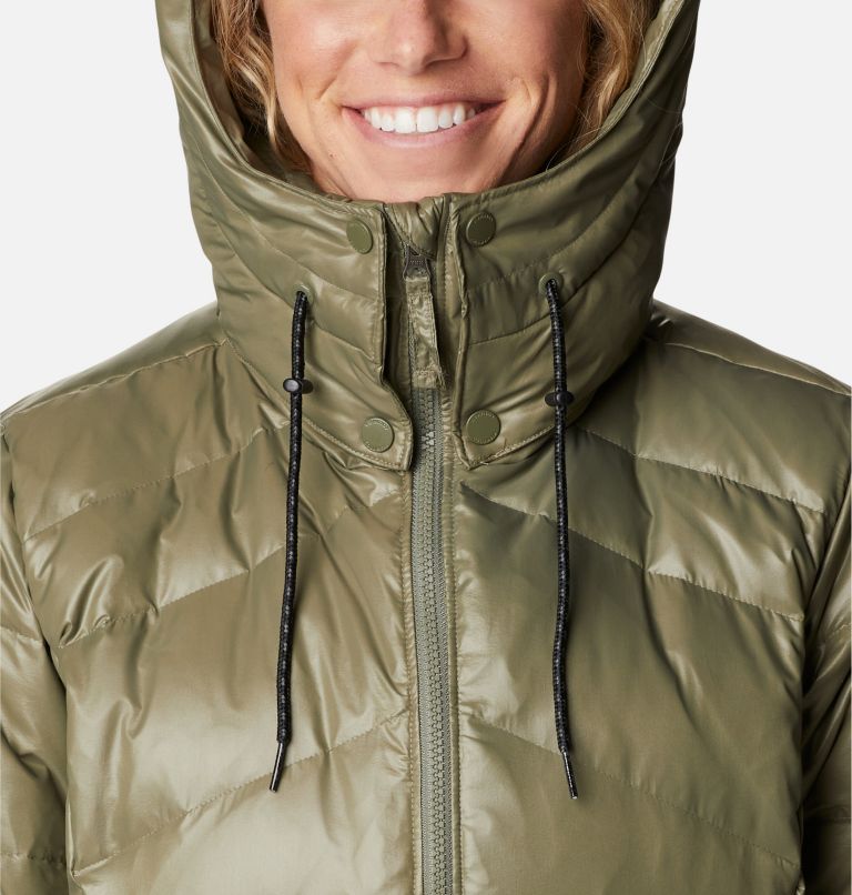 Green Women Columbia Icy Heights™ II Hooded Down Mid Puffer Jacket | 11258426