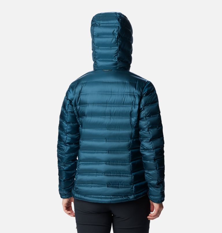 Green Women Columbia Pebble Peak™ Down Hooded Puffer Jacket | 24755929