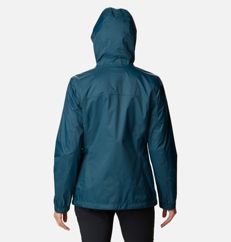 Green Women Columbia Pouring Adventure™ II Waterproof Jackets | 16789224