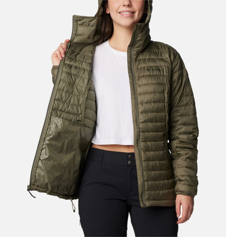 Green Women Columbia Silver Falls™ II Hooded Insulated Puffer Jacket | 74647661