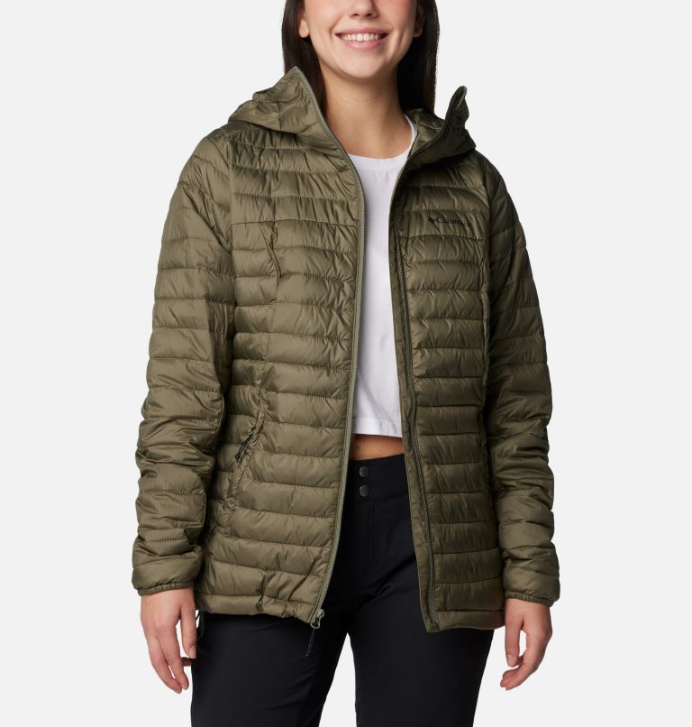 Green Women Columbia Silver Falls™ II Hooded Insulated Puffer Jacket | 74647661