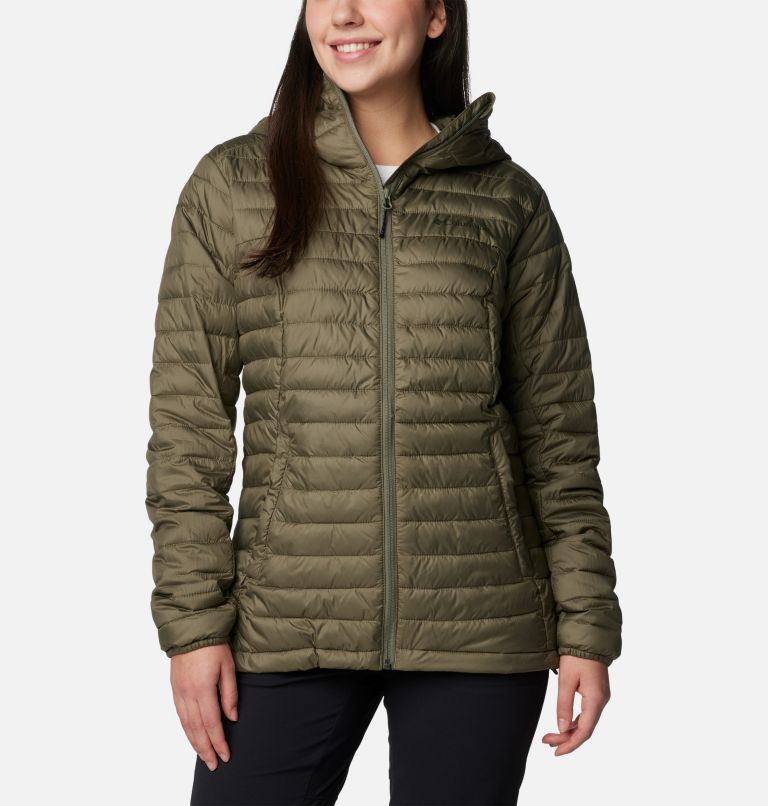 Green Women Columbia Silver Falls™ II Hooded Insulated Puffer Jacket | 74647661