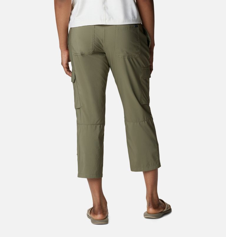 Green Women Columbia Silver Ridge Utility™ Cargo Walking Capri Hiking Pants | 40346585