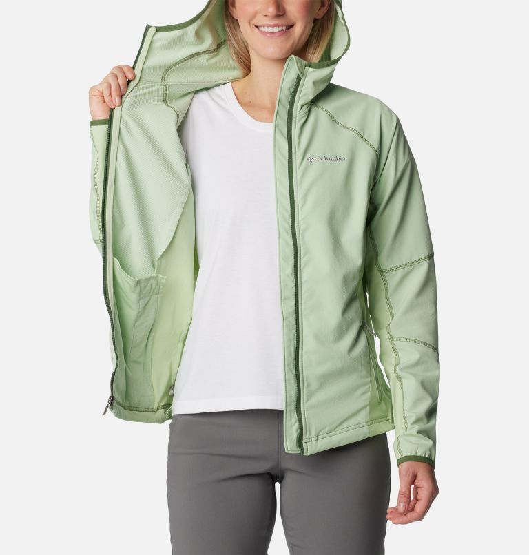 Green Women Columbia Sweet As™ Softshell Hoodie Jackets | 11671468