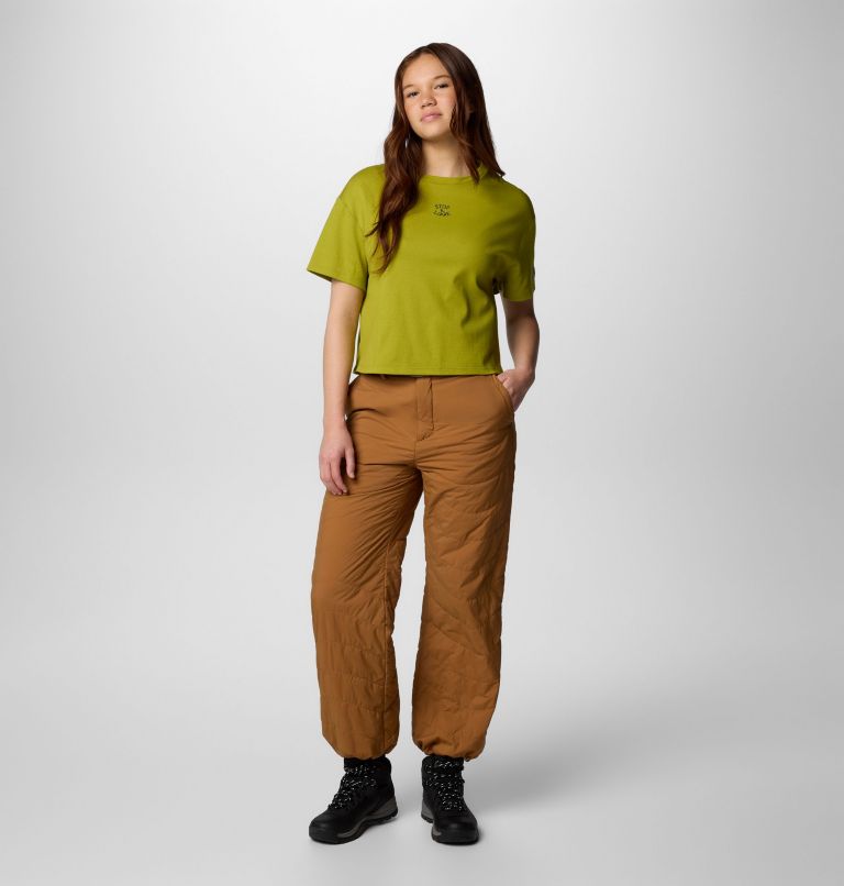 Green Women Columbia Wallowa™ Cropped Graphic T Shirts | 31017141