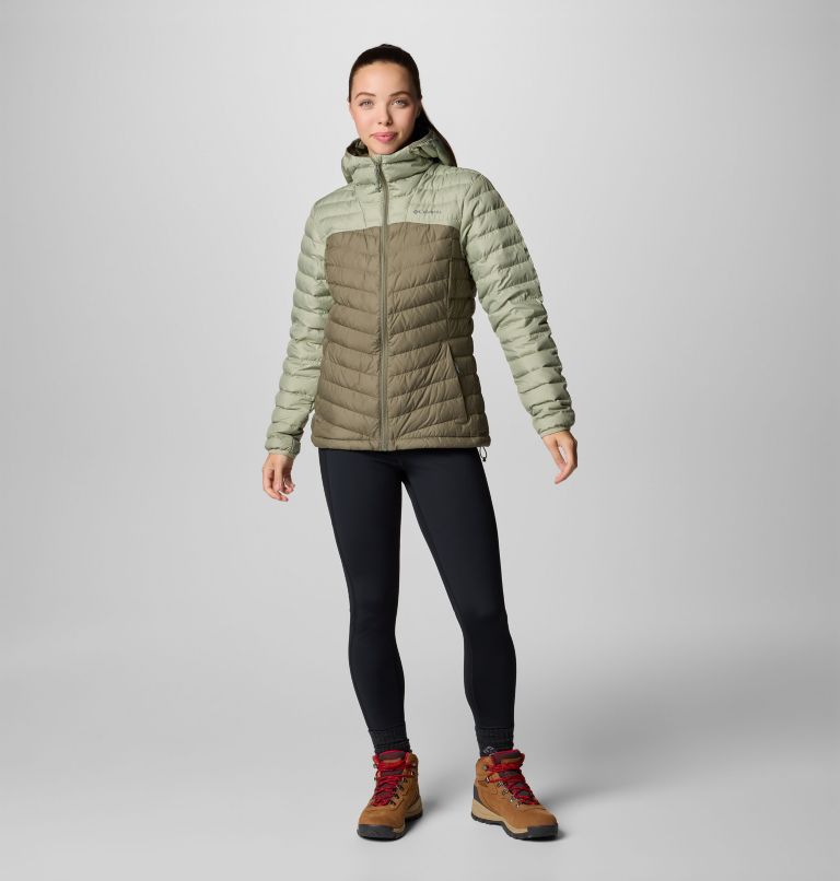 Green Women Columbia Westridge™ Hooded Down Puffer Jacket | 41464552