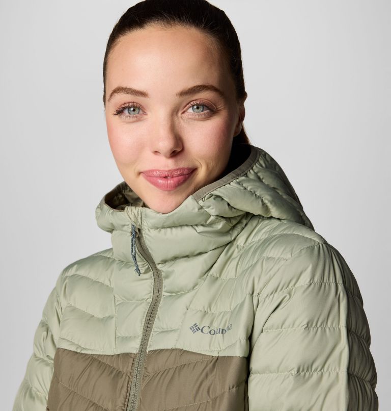 Green Women Columbia Westridge™ Hooded Down Puffer Jacket | 41464552