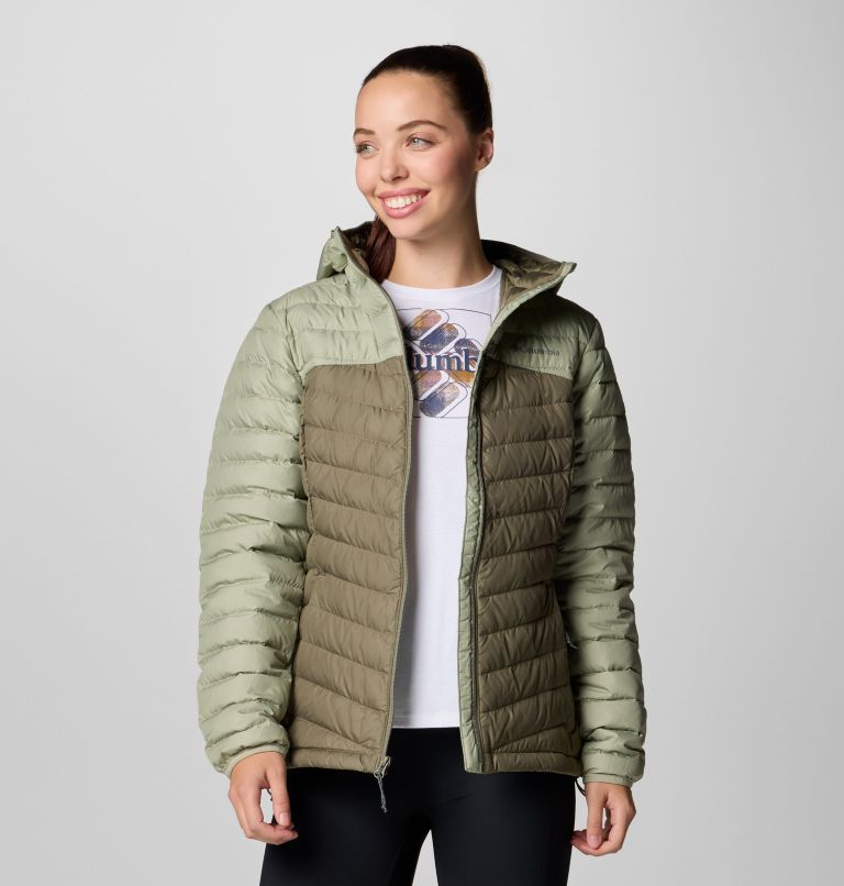 Green Women Columbia Westridge™ Hooded Down Puffer Jacket | 41464552