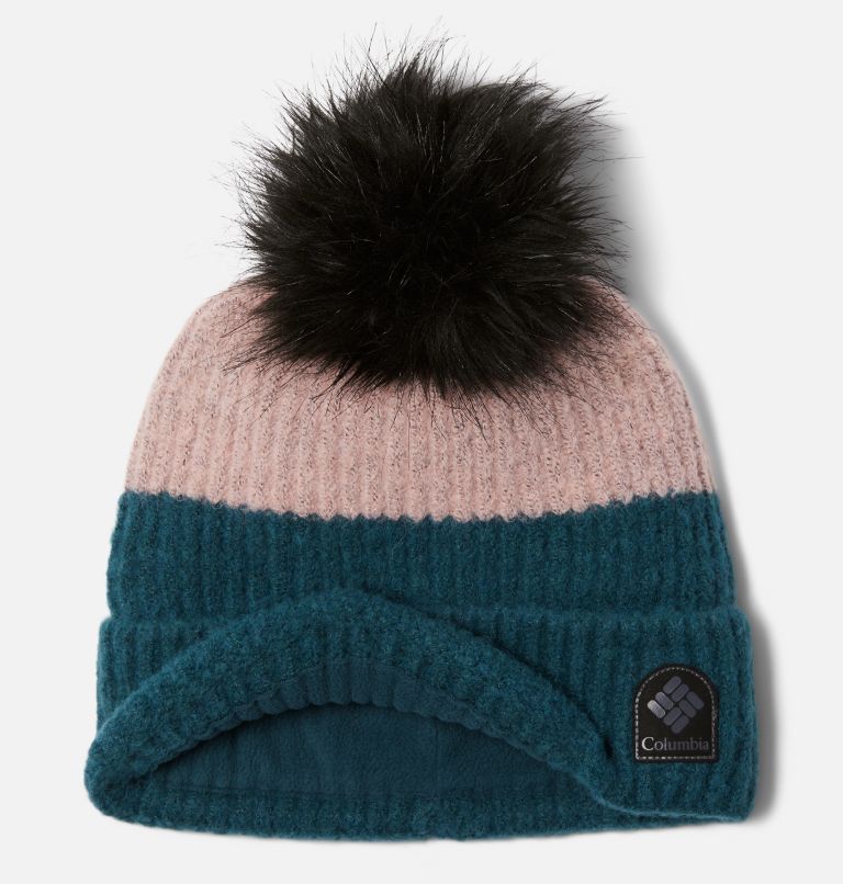 Green Women Columbia Winter Blur™ Pom Pom Beanie | 9026576