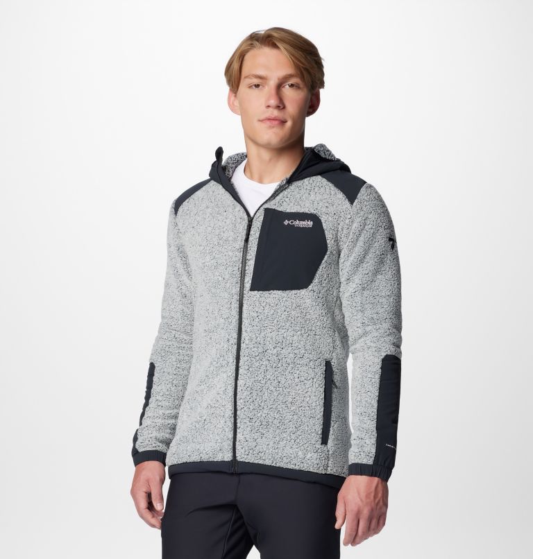 Grey Men Columbia Arctic Crest™ Technical Hooded Fleece Jackets | 9619632