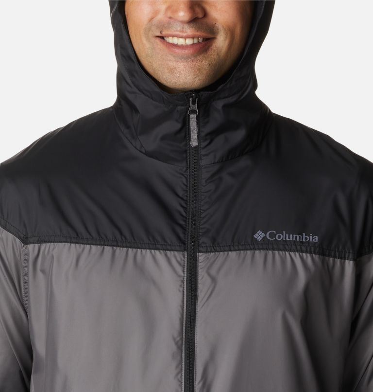 Grey Men Columbia Flash Challenger™ Windbreaker - Novelty Jackets | 79756793