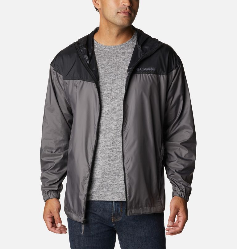 Grey Men Columbia Flash Challenger™ Windbreaker - Novelty Jackets | 79756793