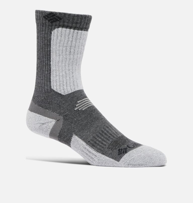 Grey Men Columbia Hike Crew Lightweight Hiking Socks | 66877183