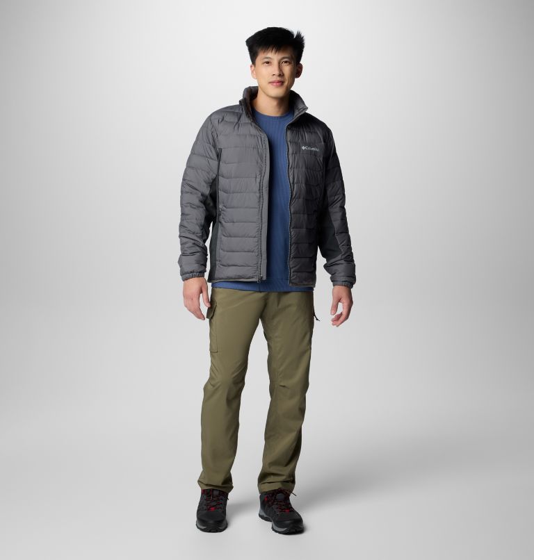 Grey Men Columbia Powder Pass™ II Hybrid Puffer Jacket | 2849409