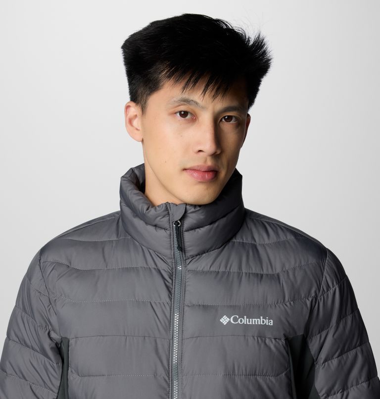 Grey Men Columbia Powder Pass™ II Hybrid Puffer Jacket | 2849409