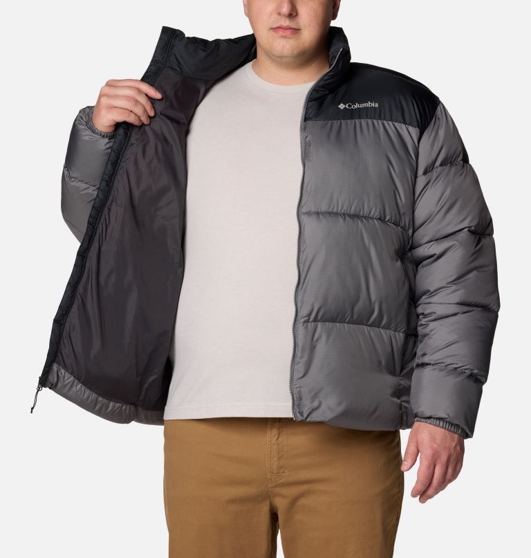 Grey Men Columbia Puffect™ III Insulated Extended Size Puffer Jacket | 42021808