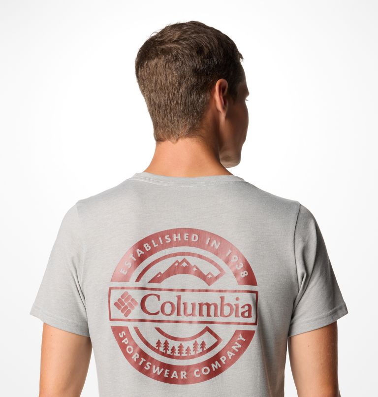 Grey Men Columbia Rapid Ridge™ II Organic Cotton T Shirts | 33176921