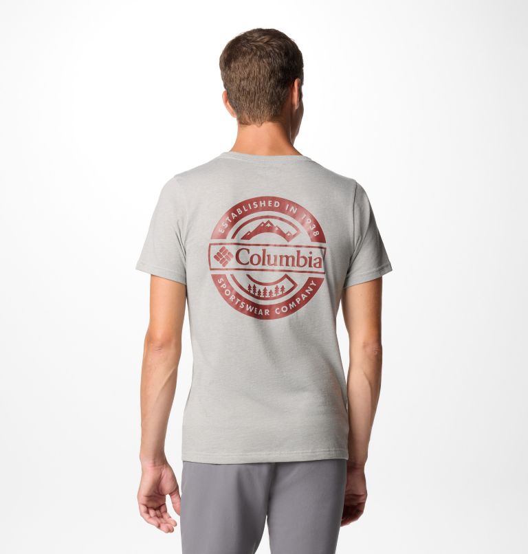 Grey Men Columbia Rapid Ridge™ II Organic Cotton T Shirts | 33176921