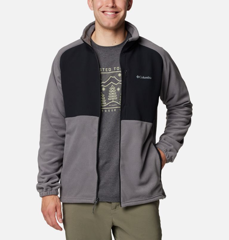 Grey Men Columbia Sage Peak™ Fleece Jackets | 67489575