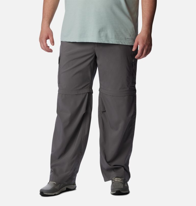 Grey Men Columbia Silver Ridge™ Utility Convertible Walking Extended Size Hiking Pants | 63241436