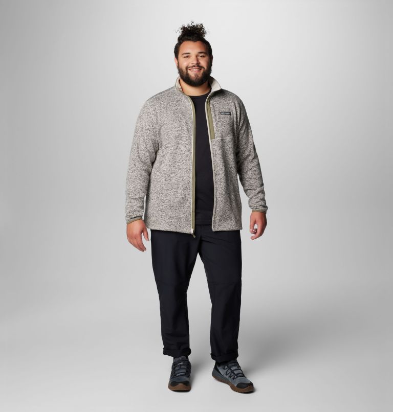 Grey Men Columbia Sweater Weather™ II Extended Size Fleece Jackets | 68402567