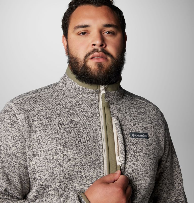 Grey Men Columbia Sweater Weather™ II Extended Size Fleece Jackets | 68402567