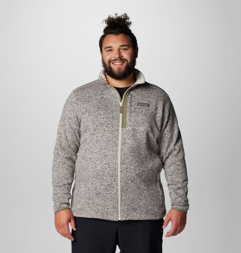 Grey Men Columbia Sweater Weather™ II Extended Size Fleece Jackets | 68402567