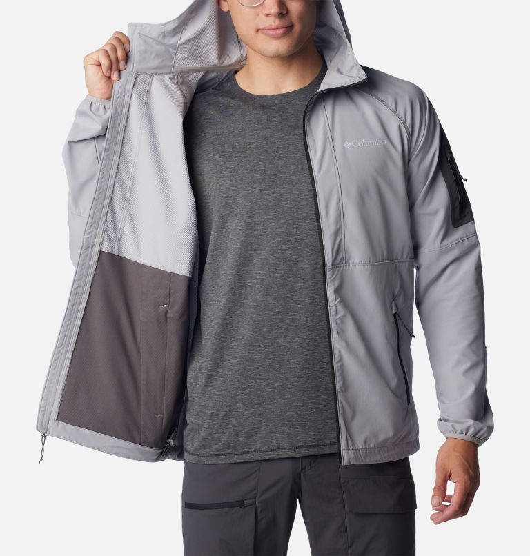 Grey Men Columbia Tall Heights™ Hooded Softshell Softshell Jackets | 54830729