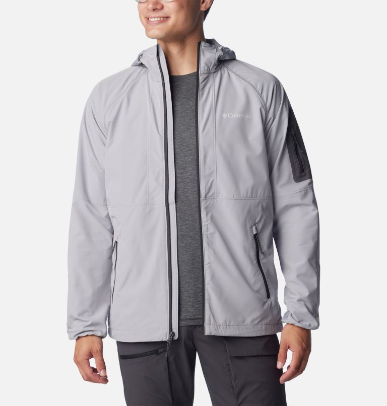 Grey Men Columbia Tall Heights™ Hooded Softshell Softshell Jackets | 54830729