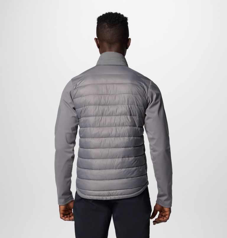 Grey Men Columbia Tech™ Insulated Hiking Softshell Jackets | 8858189