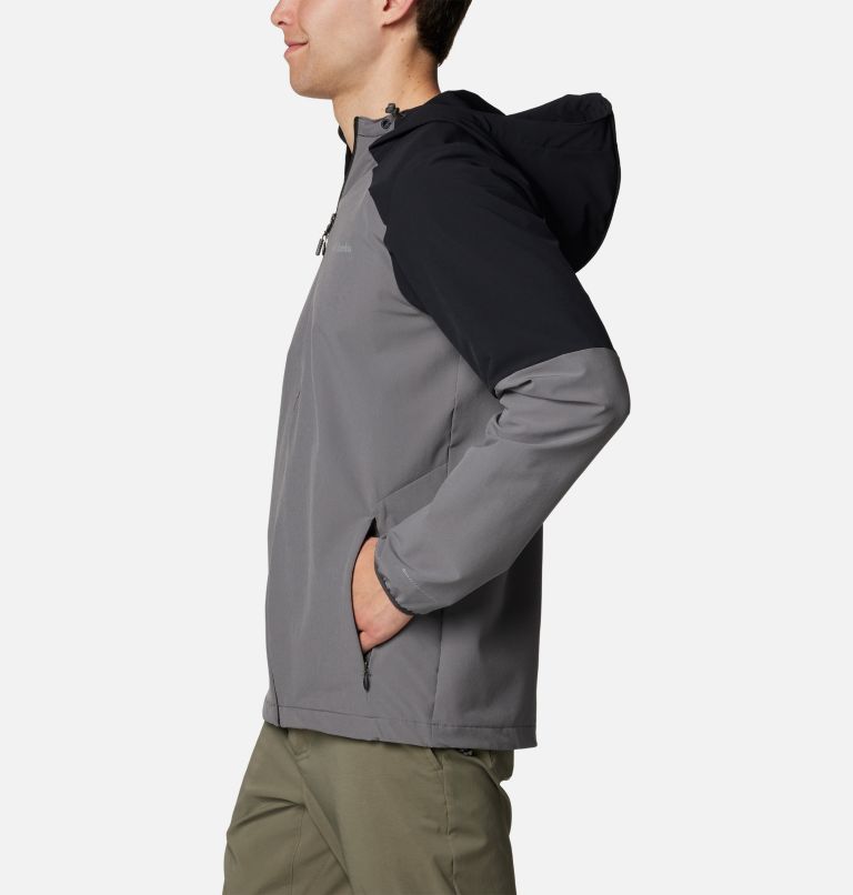 Grey Men Columbia Tech™ Softshell Hooded Jackets | 50546917