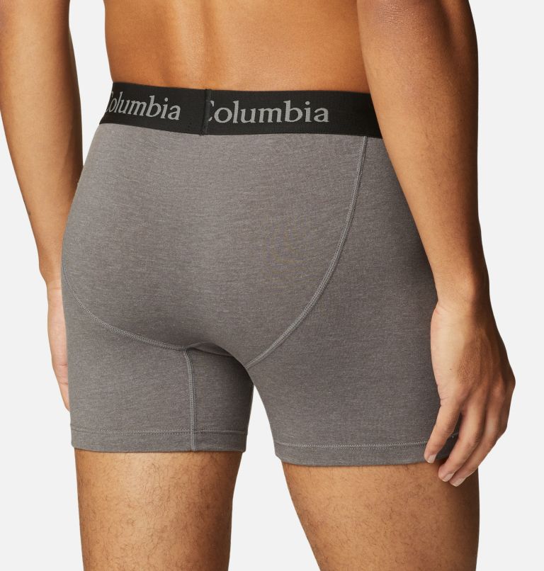 Grey Men Columbia Tri Blend Boxer Briefs 3 Briefs | 55500283